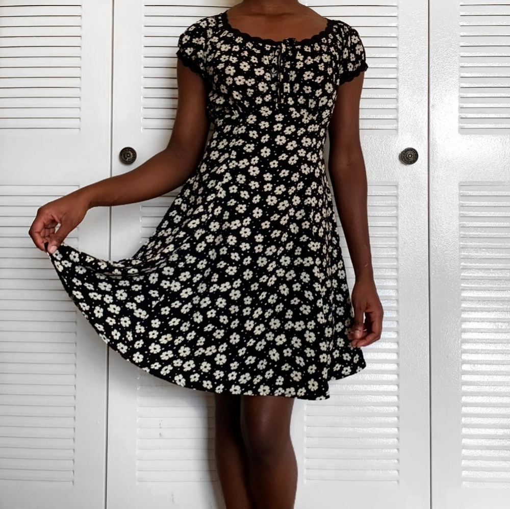 Black and white Dress